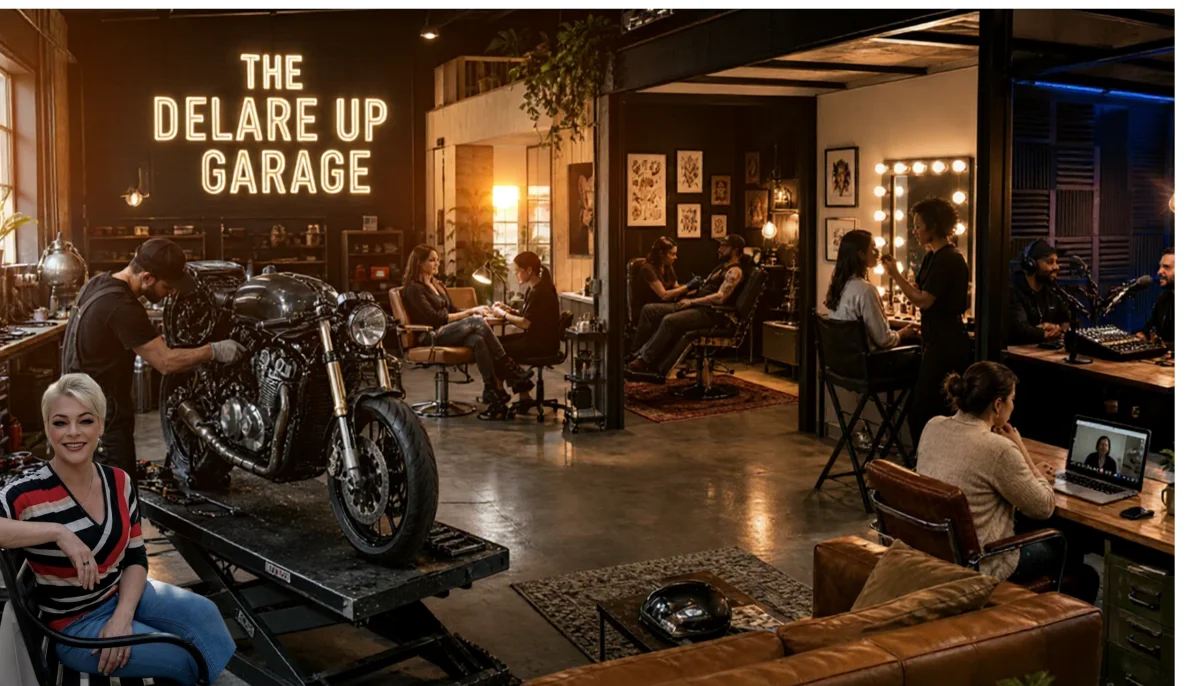 The Flare Up Garage in action